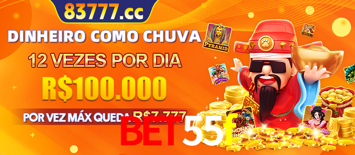 Banner do programa de recompensas Recomende para amigos do bet55f, detalhando os bônus por convidar amigos, com prêmios que chegam a R$288.888.