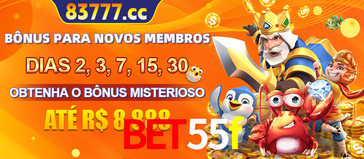 Anúncio dos benefícios para Membro VIP Sênior na plataforma bet55f, incluindo bônus promocionais, semanais e mensais, ilustrado com o personagem Fortune Tiger.