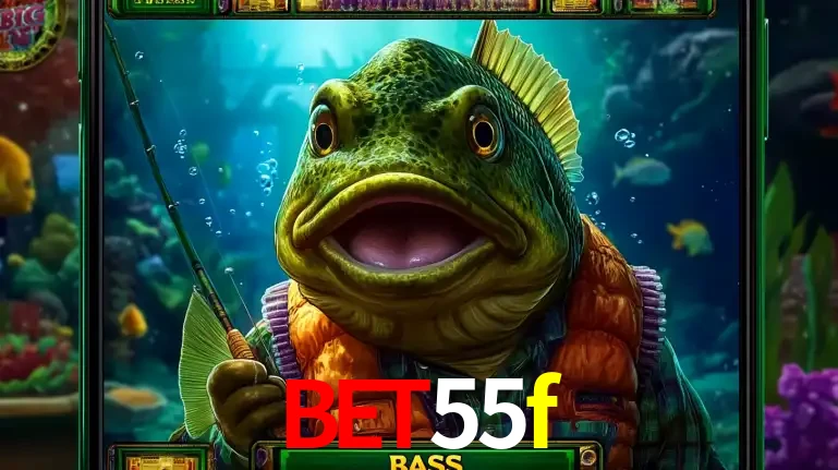 Personagem de peixe pescador do popular jogo de slot com tema de pescaria, uma das emocionantes opções de caça-níqueis para jogar e ganhar no cassino bet55f.